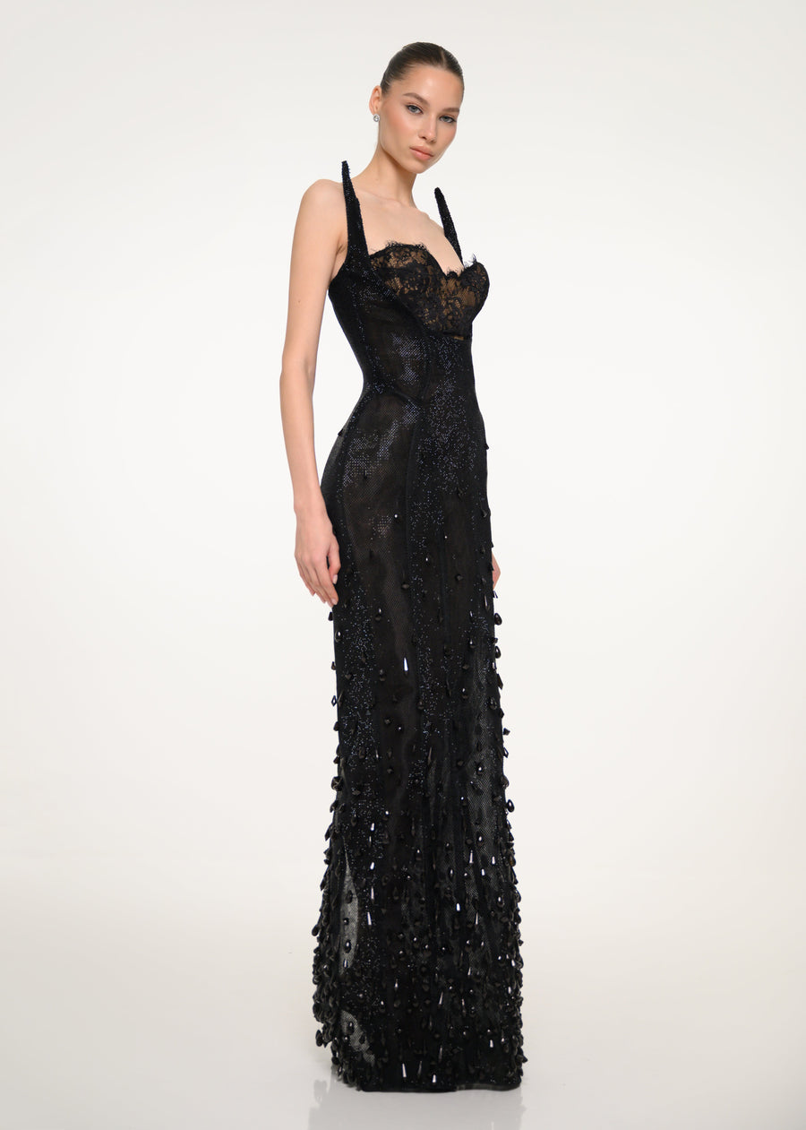 The Noir Eclipse Dress