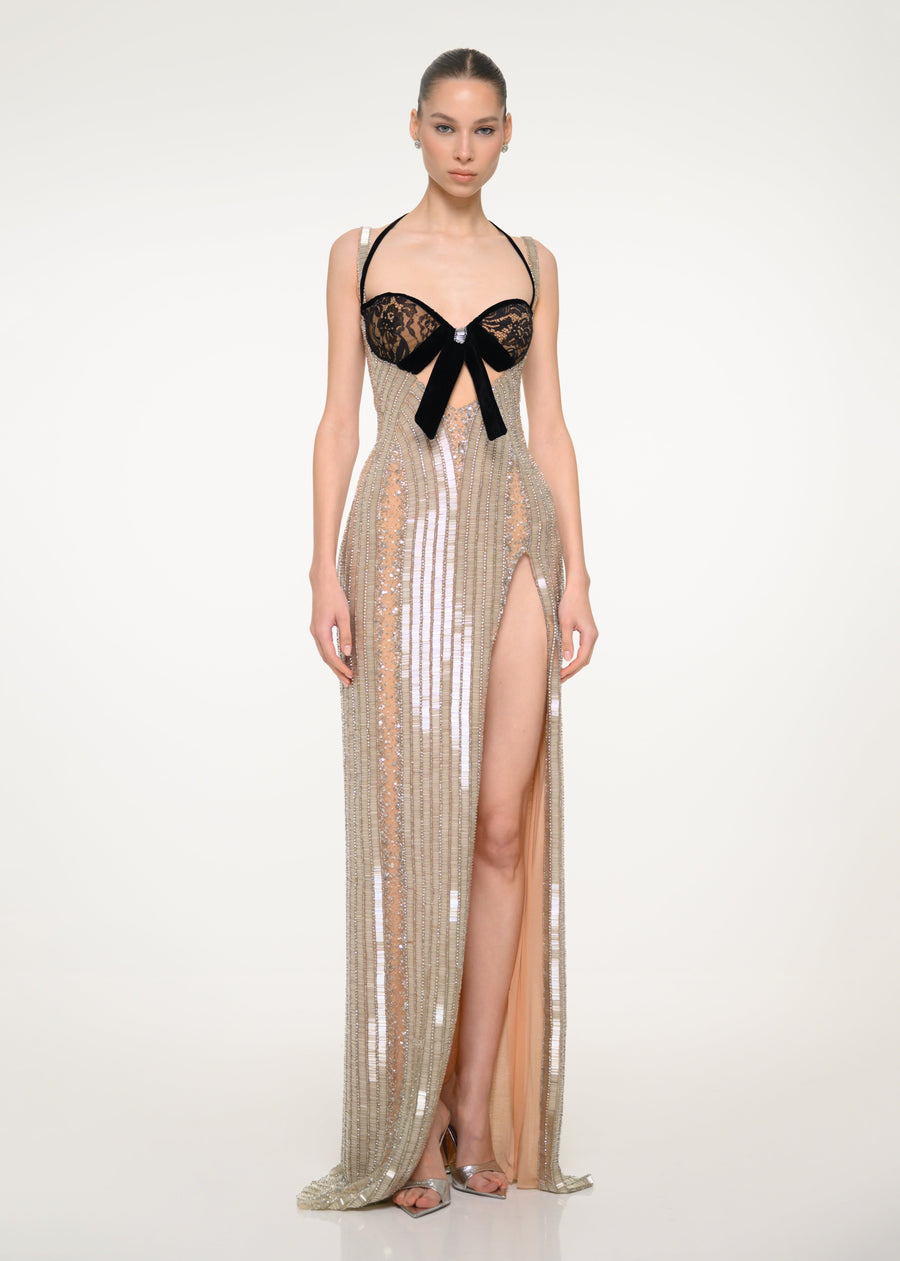 The Velvet Eclipse Dress