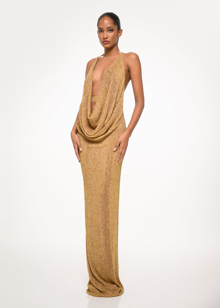 The Liquid Gold Drape