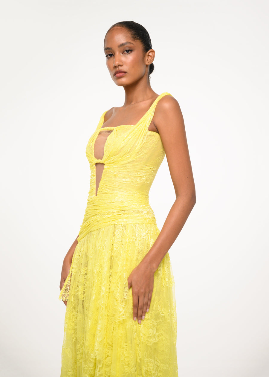 Sunlight Lace Gown