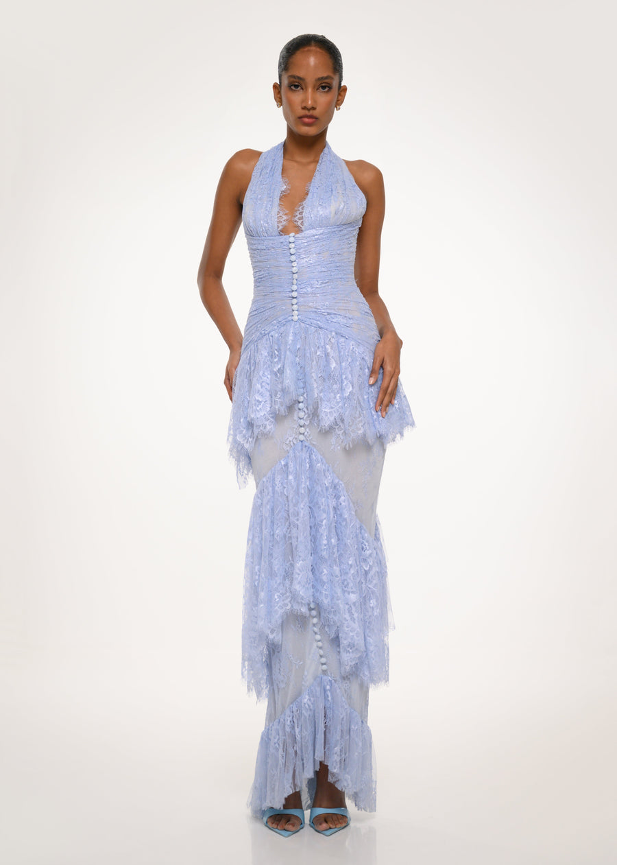 Powder Blue Lace Dress
