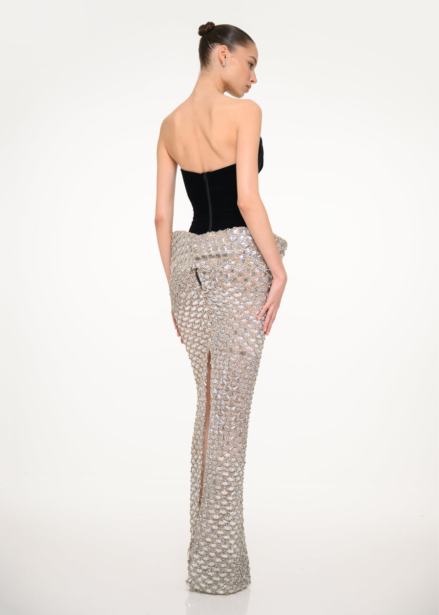 The Silver Shell Dress