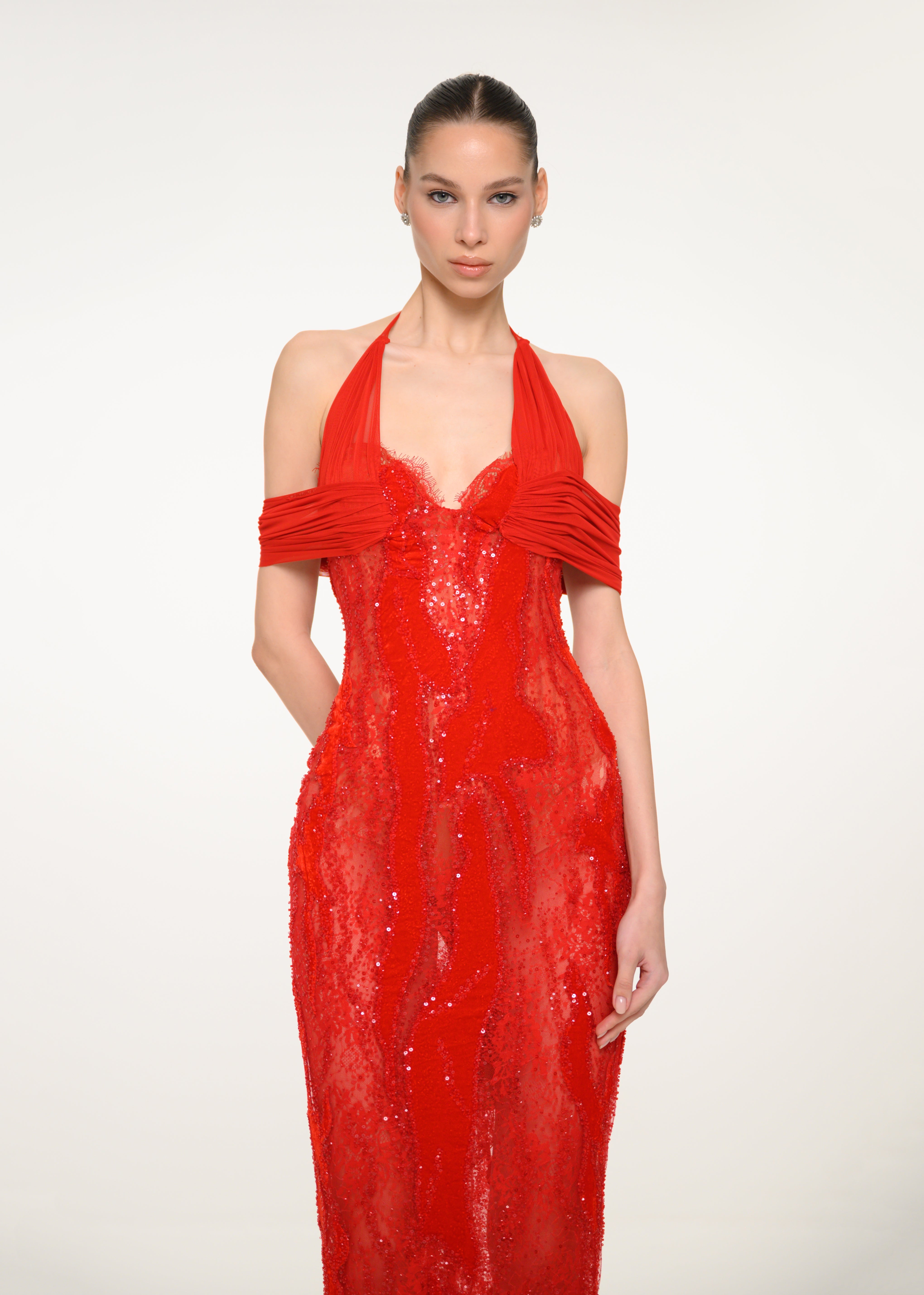 The Red Mirage Dress