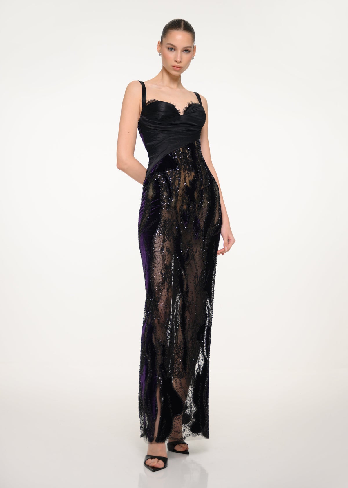 The Obsidian Whisper Dress