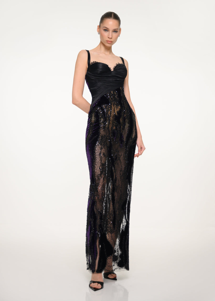 The Obsidian Whisper Dress