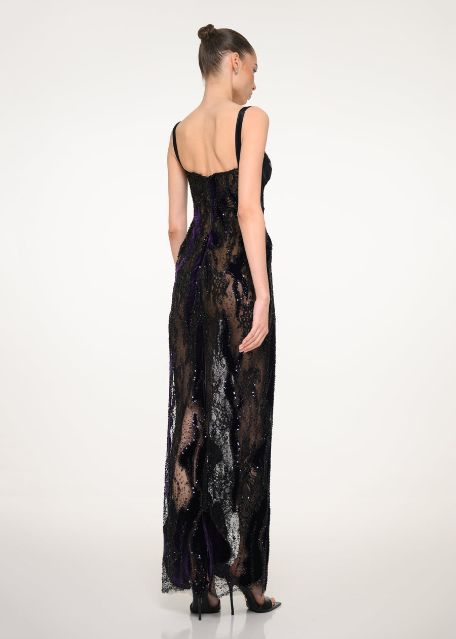 The Obsidian Whisper Dress