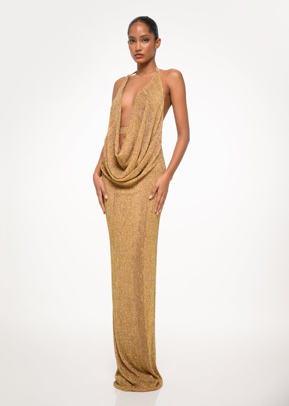 The Liquid Gold Drape