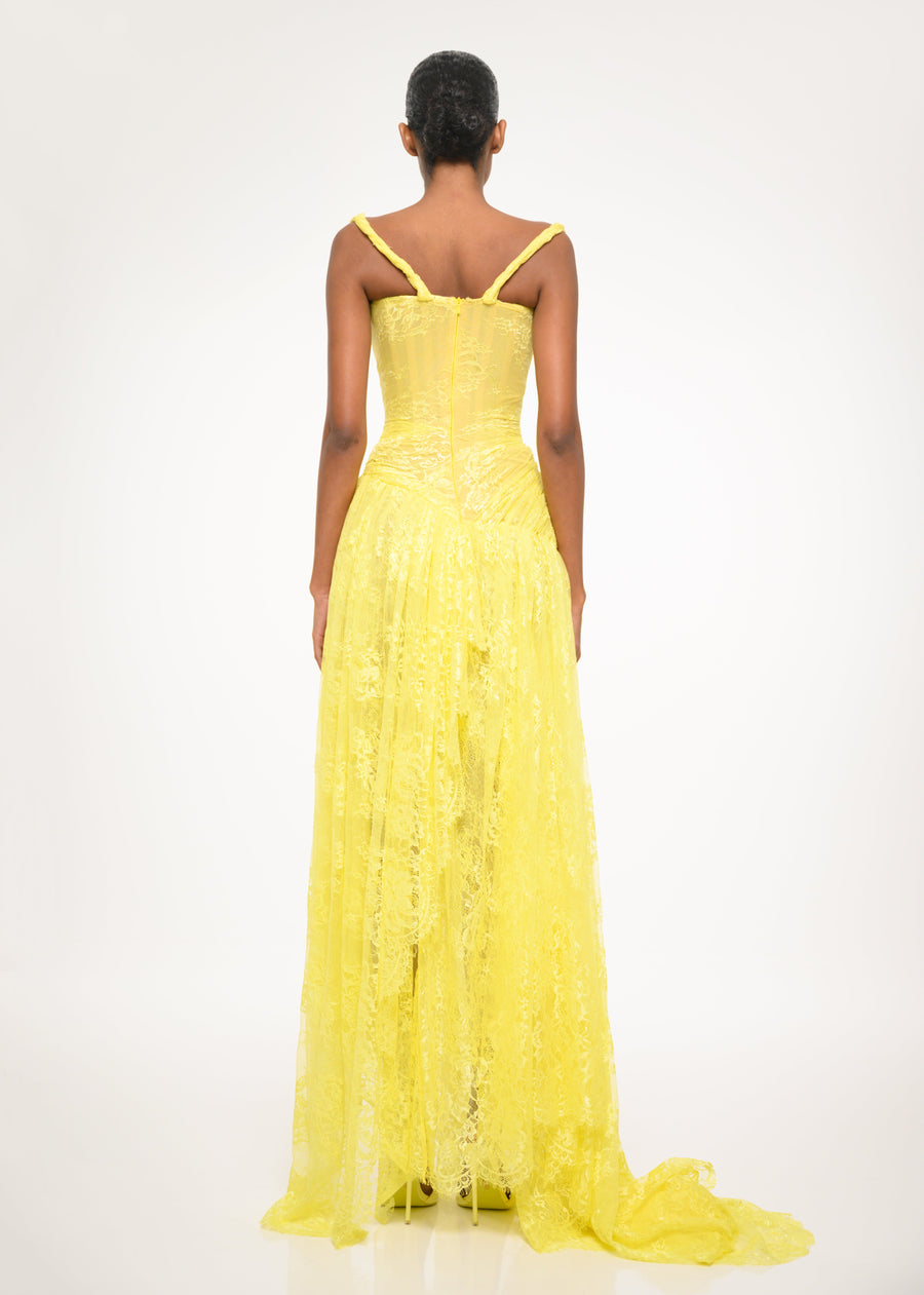 Sunlight Lace Gown