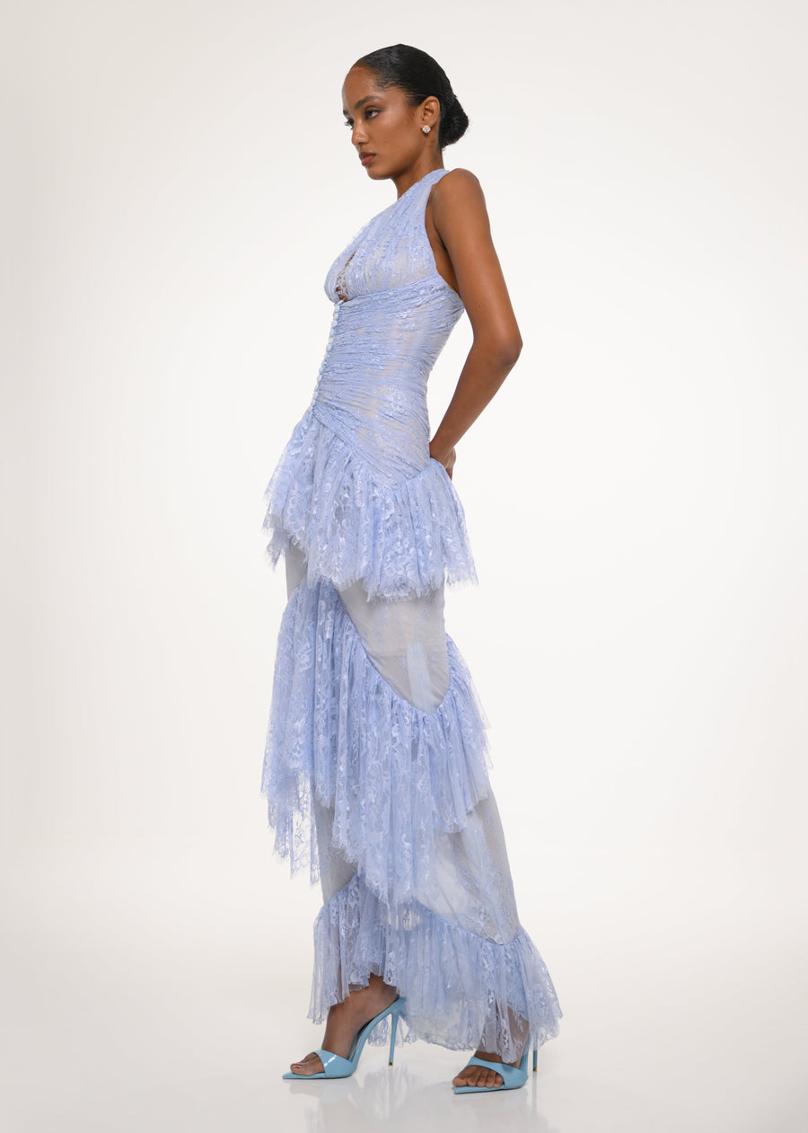Powder Blue Lace Dress