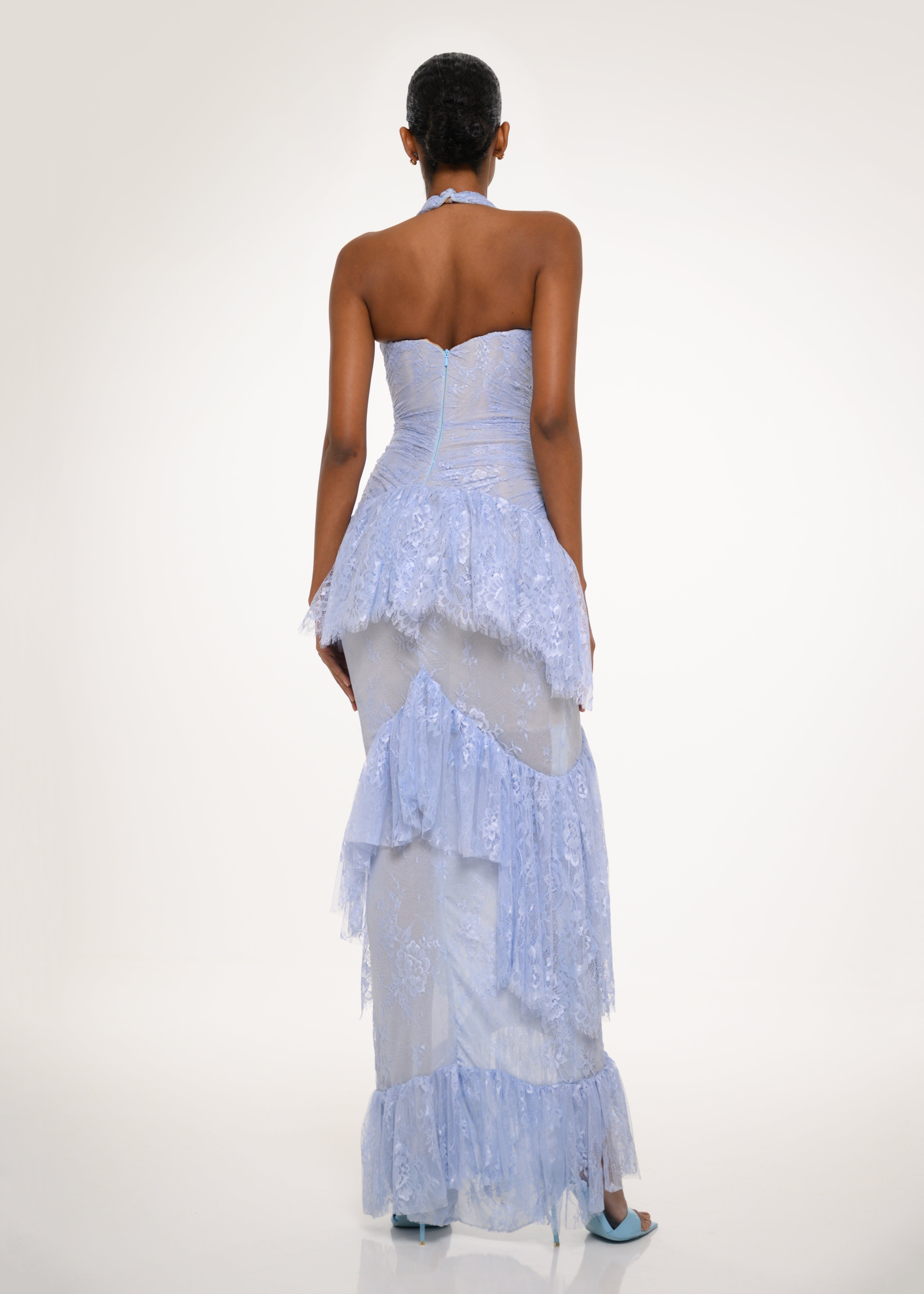 Powder Blue Lace Dress