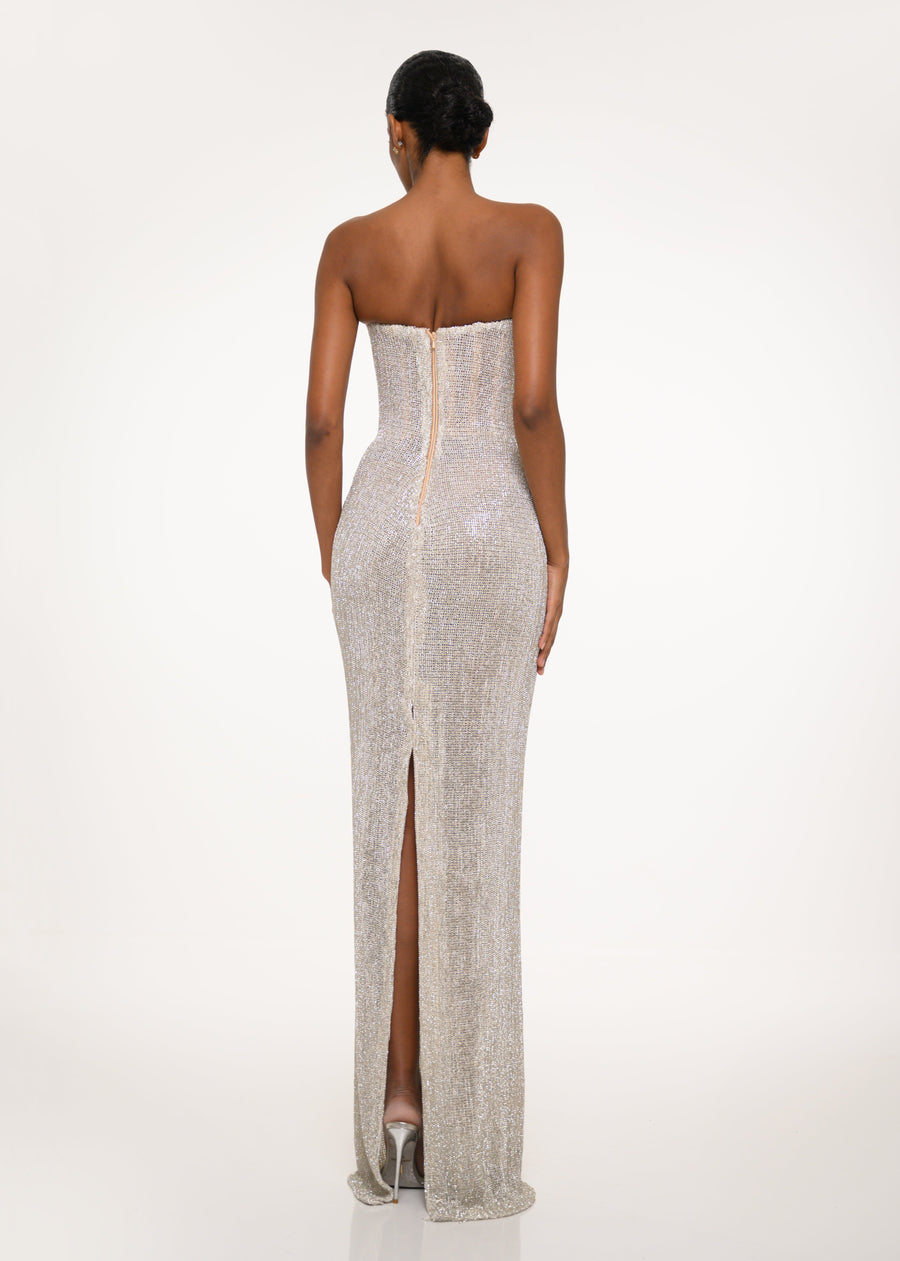 The Silver Curve Dress