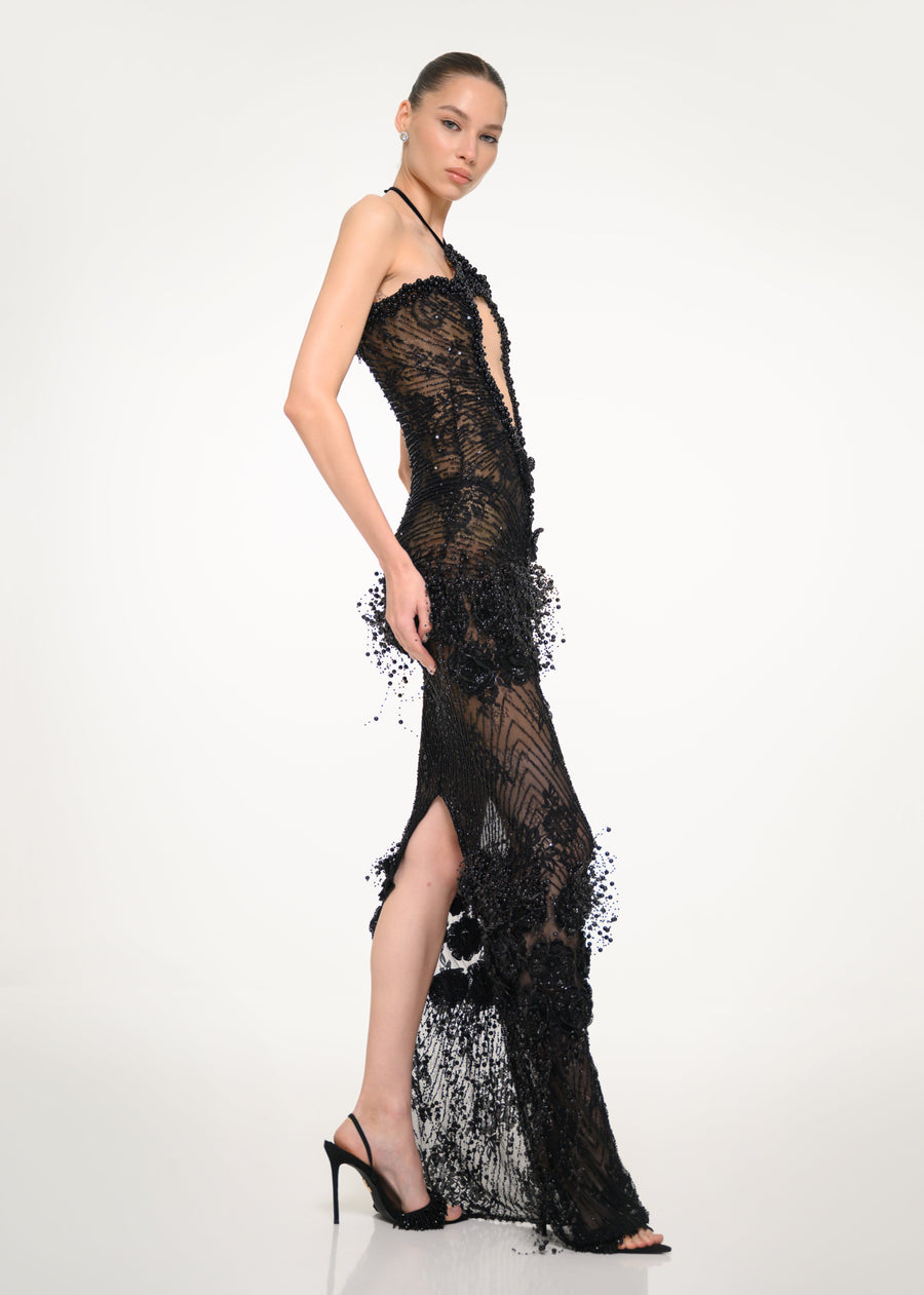 The Dark Bloom Dress